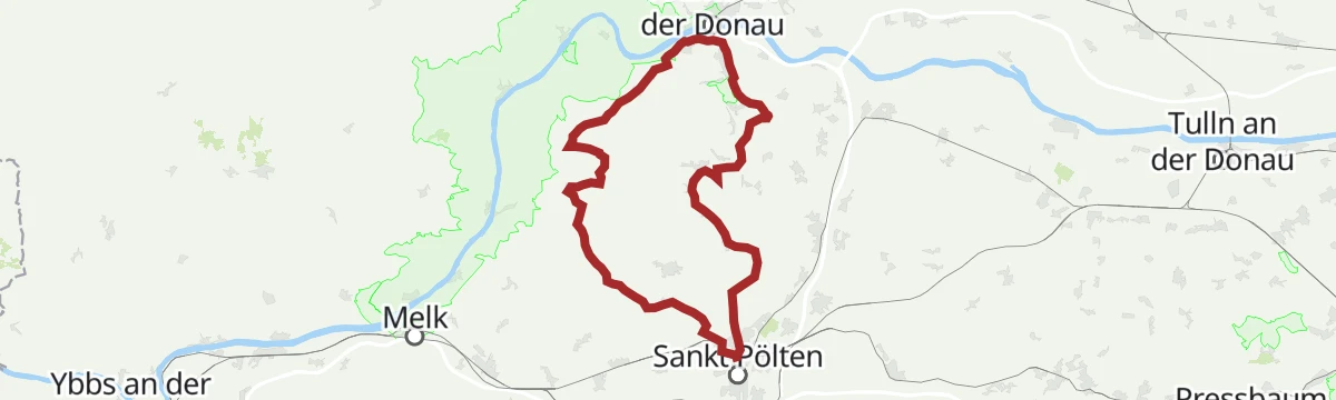 Route map: Dunkelsteinerwald „still